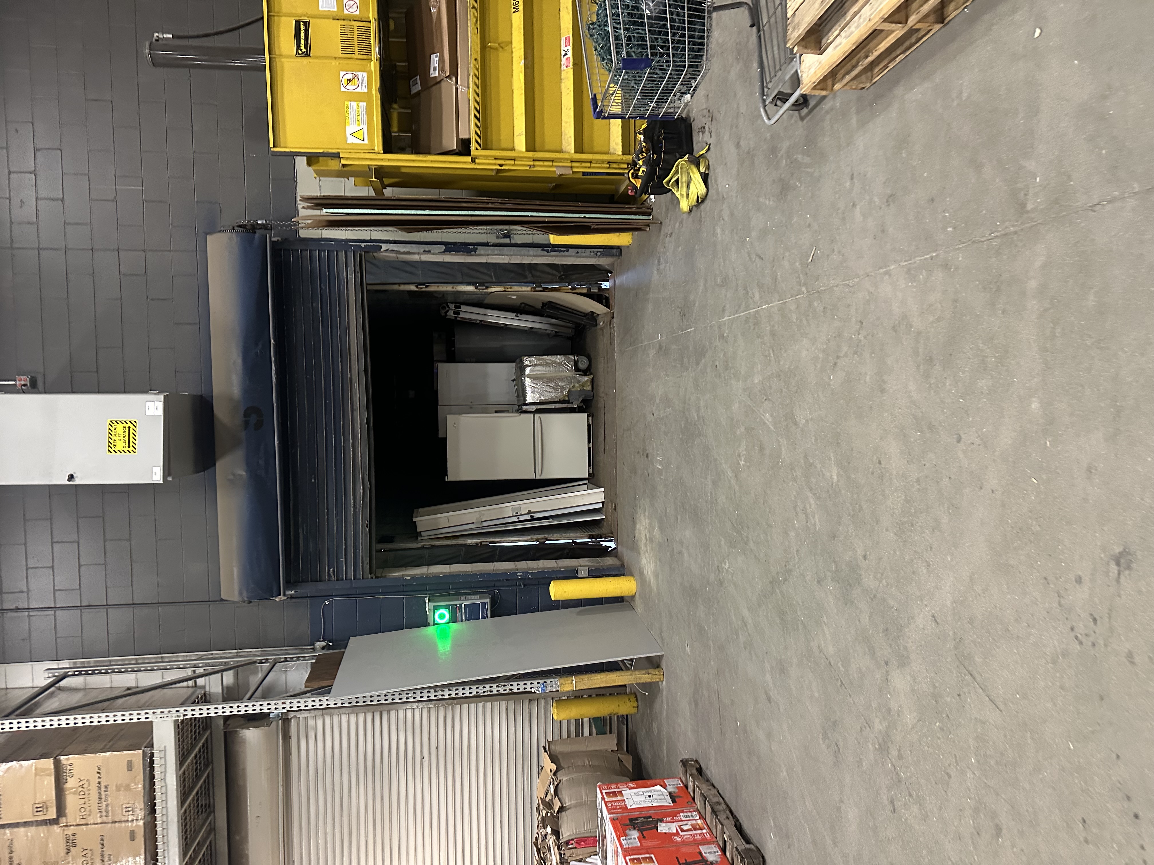 Completed garage door service